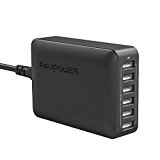 RAVPower 60W 12A 6-Port USB Charger Desktop Charger Charging Station with iSmart Technology (Black) $22.99 FREE Shipping on orders over $25