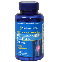 Puritan's Pride  Satisfaction Guaranteed or Your Money Back Glucosamine Sulfate 500 mg   6 for $25.98+ $5 off