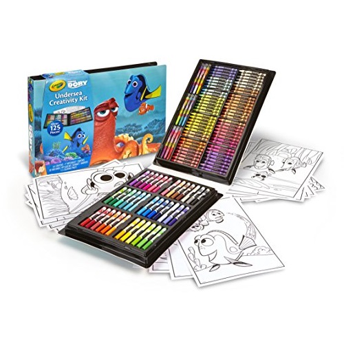 Crayola 繪兒樂 海底總動員2系列 125件繪畫套裝，原價$33.99，現僅售$9.59