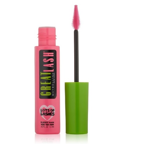 Maybelline New York Lots of Lashes Washable Mascara, Blackest Black, 0.43 Fluid Ounce, Only $1.79, free shipping after clipping coupon and using SS