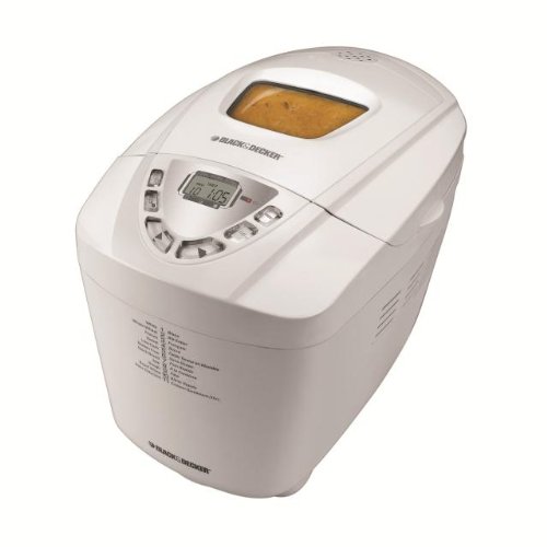 Black & Decker B6000C Deluxe 3-Pound Bread Maker, White, Only $69.88, You Save $20.11(22%)