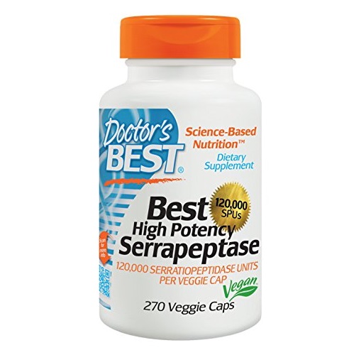 Doctor's Best High Potency Serrapeptase Vegetarian Capsules, 270 Count, Only $50.14, free shipping after clipping coupon