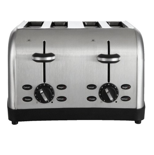 史低價！Oster TSSTTRWF4S 4片式不鏽鋼烤麵包機，原價$39.99，現僅售$15.98