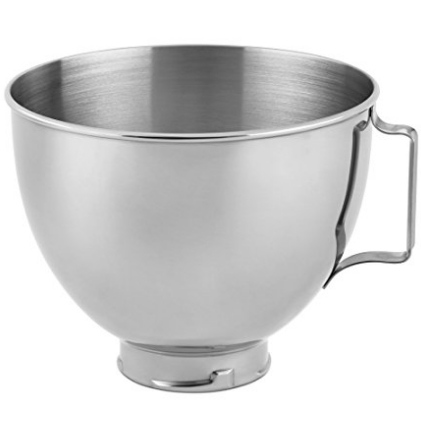 KitchenAid Stainless Steel Bowl K45SBWH, 4.5-Quart $16 FREE Shipping on orders over $35