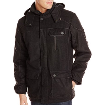 Sportier Men's Wool-Blend Military Jacket $9.51 FREE Shipping on orders over $35