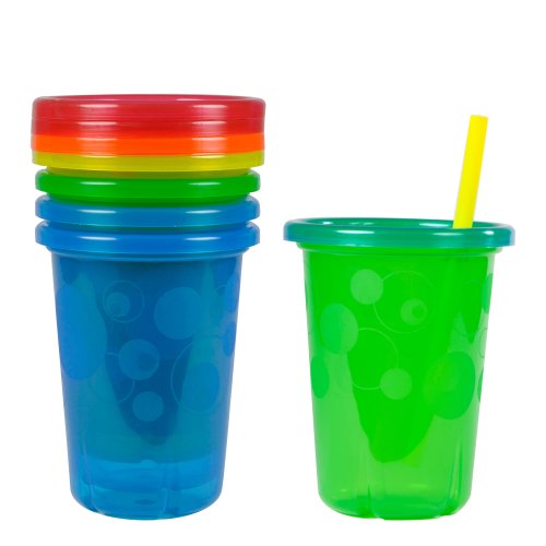 The First Years Take & Toss Spill-Proof Straw Cups - 10Oz, 4 Pack, Only $1.98, You Save $3.01(60%)
