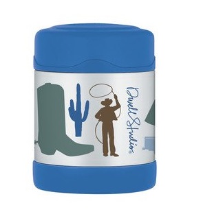 Thermos DwellStudio for Thermos Vacuum Insulated Stainless Steel Funtainer Food Jar, Cowboy, 10 Ounce, Only $10.99