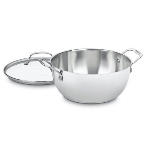 Cuisinart 755-26GD Chef's Classic Stainless 5-1/2-Quart Multi-Purpose Pot with Glass Cover, Only $17.69