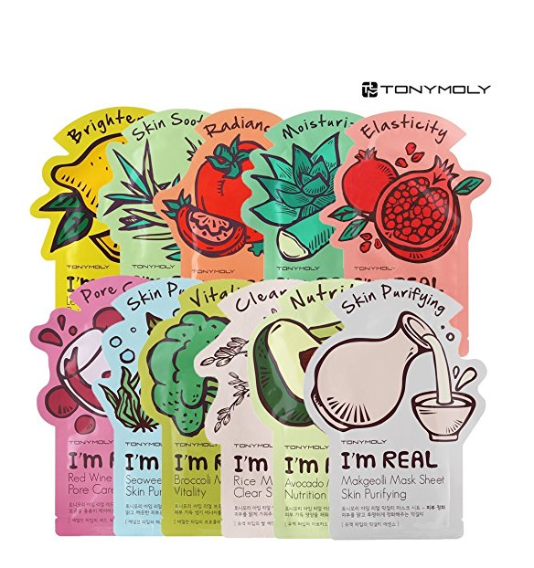 TONYMOLY I'm Real 魔法森林水果蔬菜面膜貼-11片, 現僅售$11.09