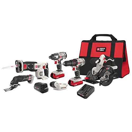 PORTER-CABLE PCCK617L6 20V Max Lithium Ion 6-Tool Combo Kit with Free USB Device, Only $234.00, You Save $65.99(22%)