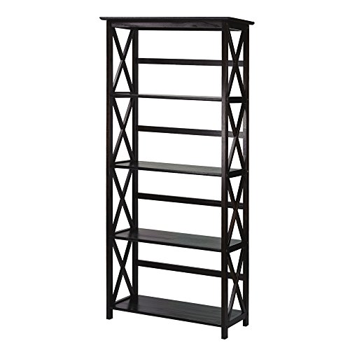 Casual Home 324-53 Montego 5-Tier Bookcase, Espresso, Only $42.62, free shipping