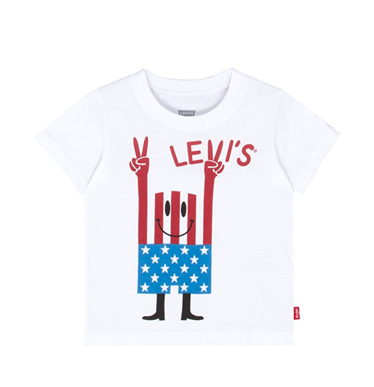 再降！Levi's Baby Boys' Graphic Tee男童T恤, 现仅售$2.61