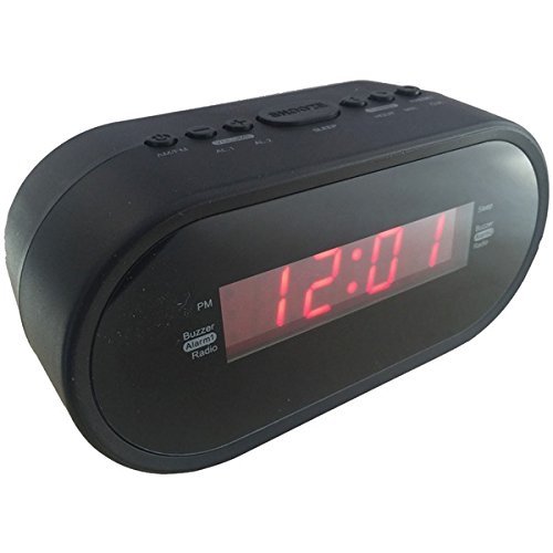 Sylvania AM/FM Clock Radio With Dual Alarm Clock, Digital Tuning, Only $6.83
