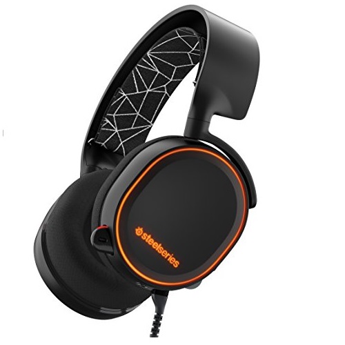 SteelSeries Arctis 5 Gaming Headset with RGB Illumination and DTS Headphone:X 7.1 Surround for PC, PlayStation 4, Xbox One, VR, Android and iOS - Black, Only$71.99, free shipping