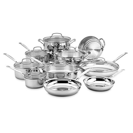 Cuisinart 77-17N 17 Piece Chef's Classic Set, Stainless Steel, Only $159.02 , free shipping