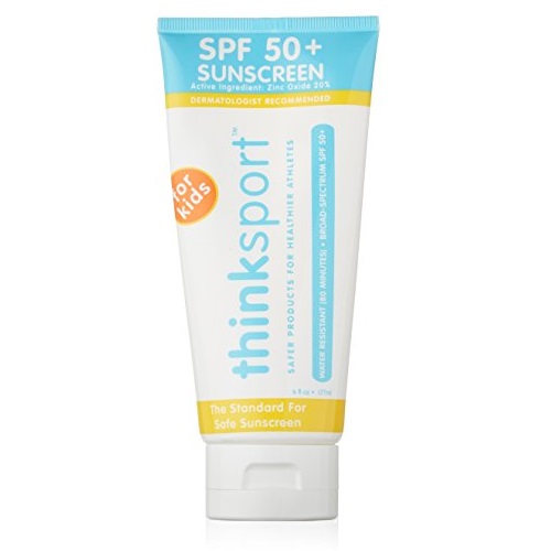 Thinksport SPF 50+ Safe Sunscreen Cream for Kids, 6 Ounce, Only $13.92
