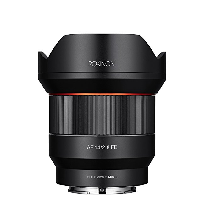 Rokinon 14mm F2.8 Full Frame Auto Focus Lens for Sony E-Mount, Black (IO14AF-E) only $499.00, Free Shipping