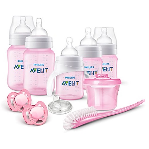 Philips AVENT Anti-Colic Bottle Newborn Starter Set, Pink, Only $24.21