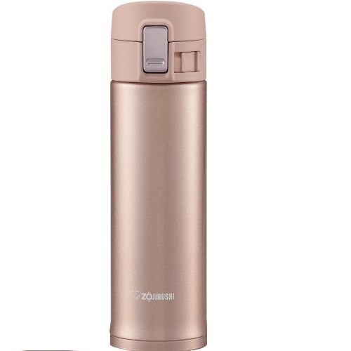 Zojirushi SM-KB48PX Stainless Steel Travel Mug, 16-Ounce/0.48-Liter, Pink Champagne, Only $23.99, You Save $21.01(47%)