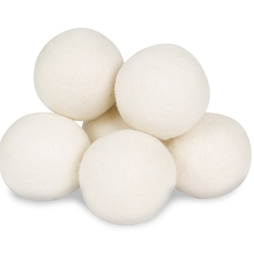 Wool Dryer Balls by Smart Sheep 6-Pack, XL Premium Reusable Natural Fabric Softener, Only  $15.26