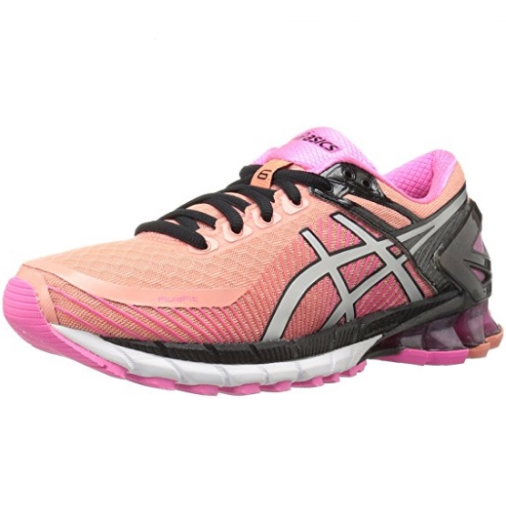 ASICS Women's Gel-Kinsei 6 Running Shoe, Peach Melba/Silver/Pink Glow $54.89 FREE Shipping