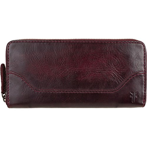 FRYE Melissa Zip Wallet, Wine, One Size, Only $71.08, free shipping