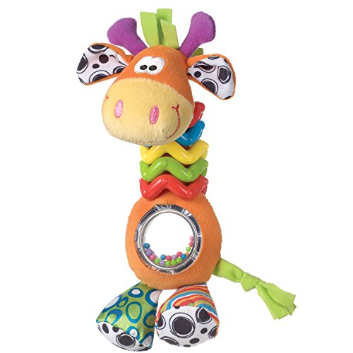 Playgro 带颈圈长颈鹿拨浪鼓玩具，原价$18.96，现仅售$4.98