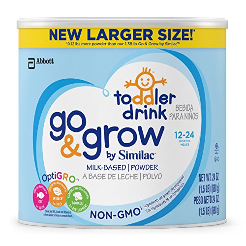 Go & Grow By Similac Non-GMO Milk Based Toddler Drink, Large Size Powder, 24 ounces (Pack of 6), Only $71.96 after clipping coupon, free shipping using SS
