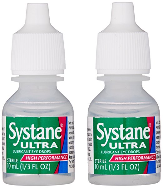 Systane舒缓眼睛疲劳干燥眼药水，0.33 oz/瓶，共2瓶，原价$24.99，现点击coupon后仅售$10.44，免运费