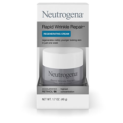 Neutrogena Rapid Wrinkle Repair Retinol Regenerating Anti-Aging Face Cream & Hyaluronic Acid; Anti-Wrinkle Retinol Moisturizer & Neck Cream, with Hyaluronic Acid & Retinol, 1.7 oz, Only$20.24