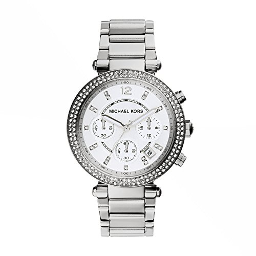 Michael Kors Women's Parker Silver-Tone Watch MK5353, Only $95.00