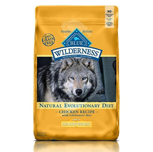 Blue Buffalo Wilderness高蛋白含量 無穀物成犬狗糧. 現點擊coupon后僅售$36.74, 免運費！