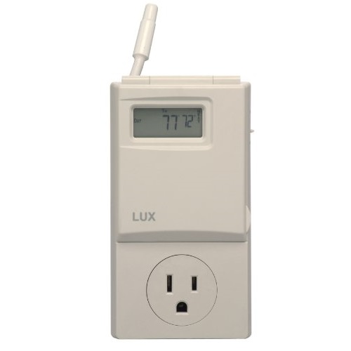 Lux WIN100 Heating & Cooling Programmable Outlet Thermostat, Only $24.91, You Save $10.67(30%)