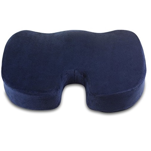 CQ Wellness Breathable Coccyx Orthopedic Comfort Foam Seat Cushion, Blue, Only $12.88