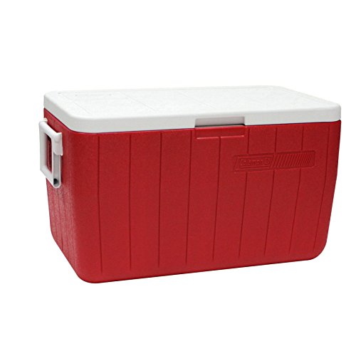 Coleman 48 Quart Performance Cooler Holds 63 Cans, Red, Only $19.00
