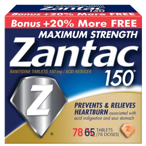 史低价！Zantac善卫得 肠胃片，78片，原价$25.07，现点击coupon后仅售$13.67，免运费