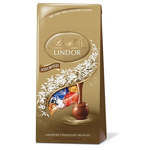 Lindt Lindor 瑞士蓮松露巧克力 混合裝，21.2 oz，現僅售$8.27，免運費