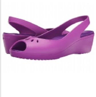 6PM:Crocs(卡骆驰) Mabyn Mini Wedge Wild 女士坡跟凉鞋, 原价$40, 现仅售$12