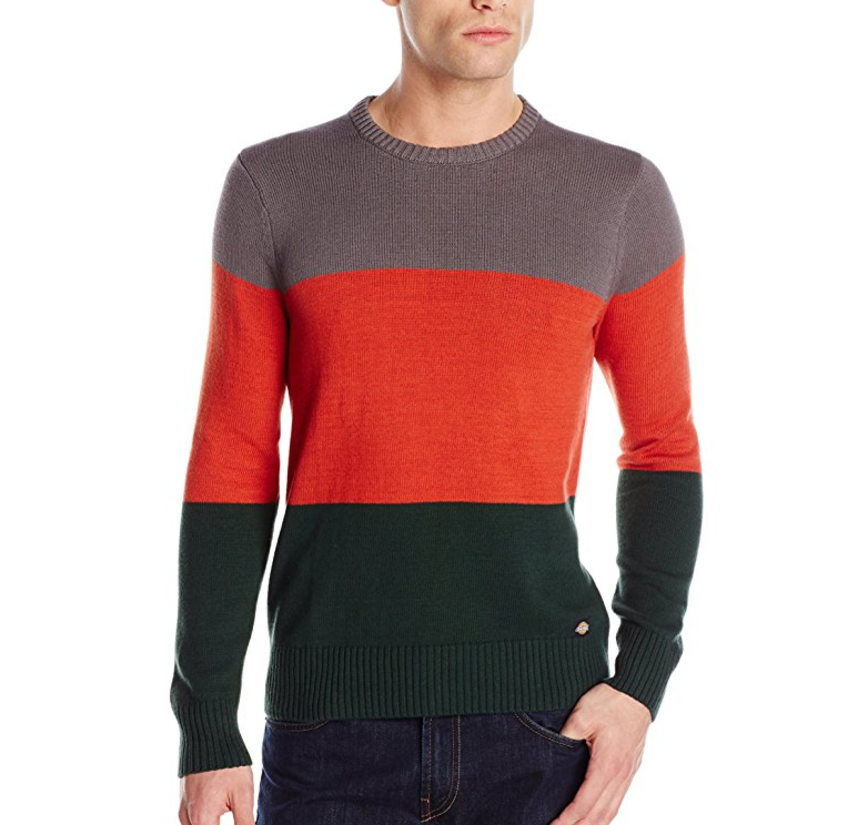 Dickies Men's Dakota Three-Tier Color-Block Sweater only $7.30