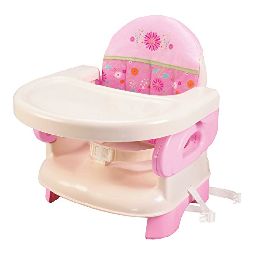Summer Infant Deluxe Comfort Folding Booster Seat, Pink, only $17.85