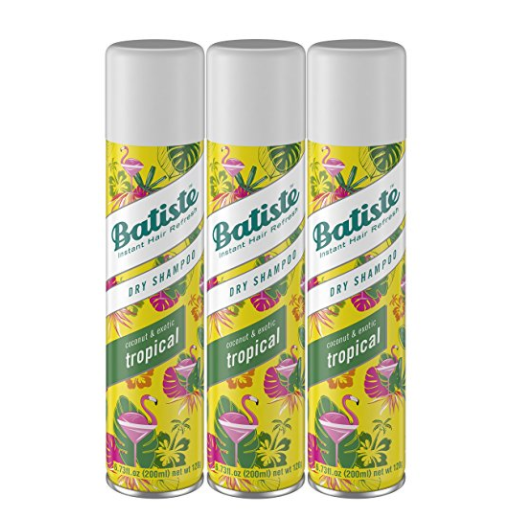 Batiste Dry Shampoo, Tropical, 3 Count (Packaging May Vary)  ONLY $16.76