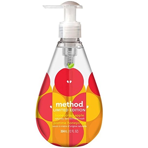 Method Naturally Derived Gel Hand Wash, Honeycrisp Apple, 12 Ounce (6 Count), Only $13.63, free shipping after clipping coupon and using SS
