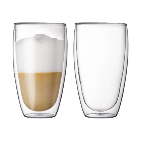 Bodum Pavina 15-Ounce Double-Wall Thermo Large Glass, Set of 2, Only $20.09, You Save $19.91(50%)