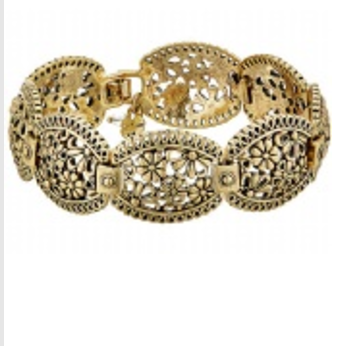 6pm: Lucky Brand 女款时尚镂空金色手链, 原价$39, 现仅售$19.99, 任意两件或以上免运费!