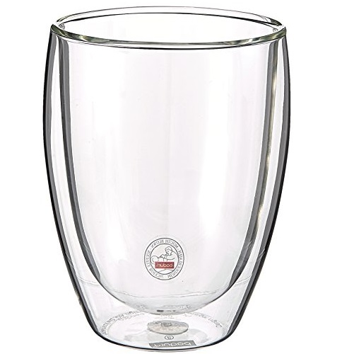 Bodum Pavina 双层保温玻璃杯，12 oz容量，2个装，原价$27.00，点击Coupon后仅售$13.99