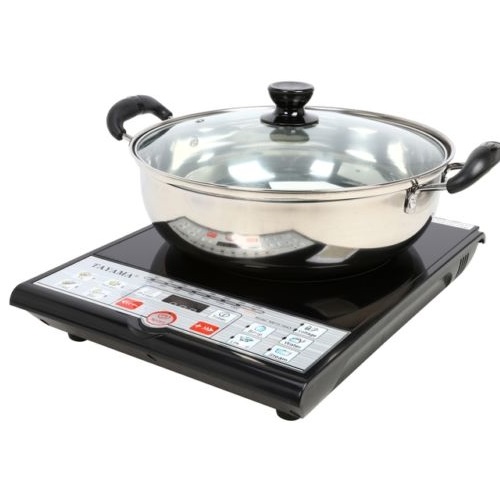Tayama SM15-16A3 Induction Cooker with Cooking Pot, Black $29.99
