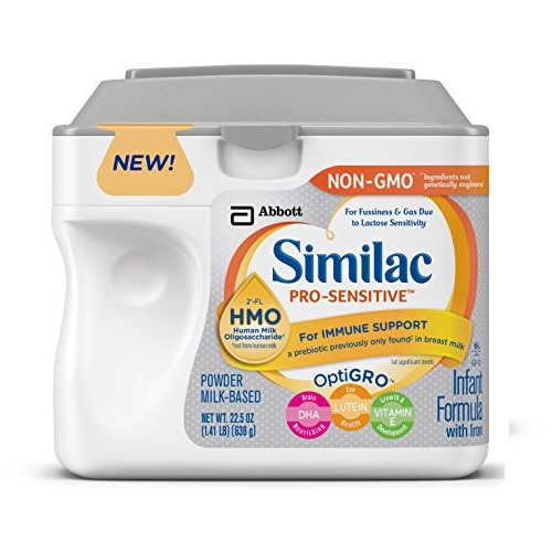 Similac Pro-Sensitive Infant Formula with 2'-FL Human Milk Oligosaccharide (HMO) for Immune Support, 22.5 ounces (Pack of 6), Only $128.06, free shipping