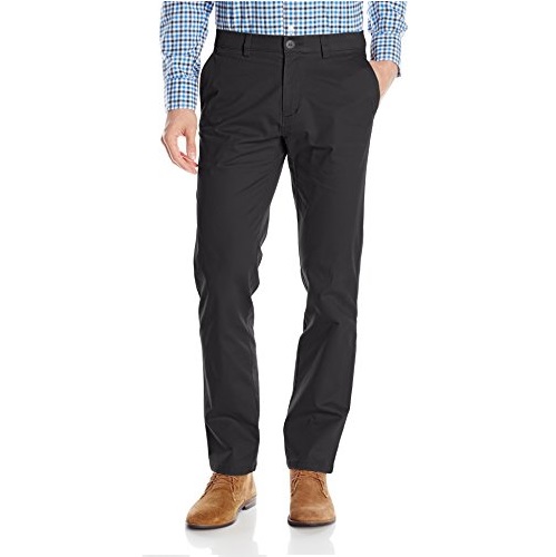 Haggar Men's City Chino Stretch Slim Fit Flex Waistband Flat Front Pant,  Only $11.54, You Save $23.45(67%)
