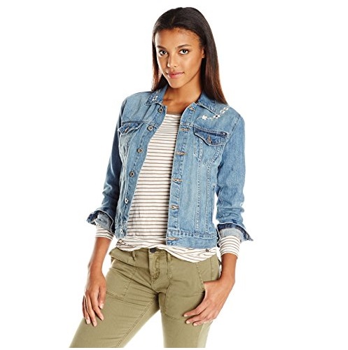 Lucky Brand Women's Classic Denim Jacket,Only $34.49, You Save $78.40(69%)