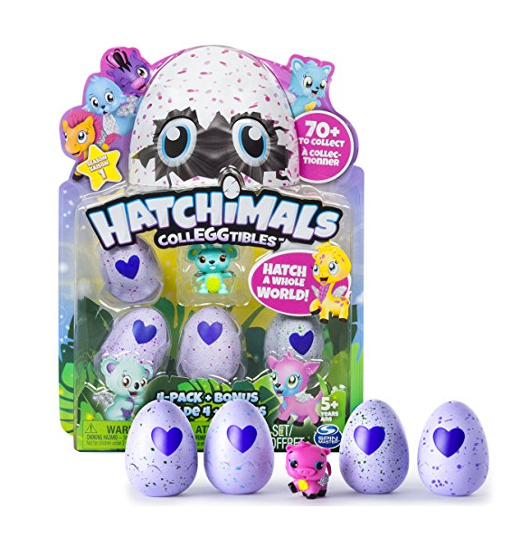 Hatchimals - CollEGGtibles - 4-Pack + Bonus (Styles & Colors May Vary) by Spin Master, Only $8.47, You Save $6.52(43%)